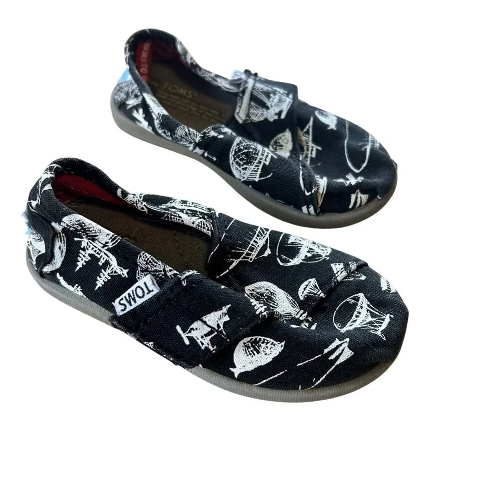 Toms Novelty Hot Air Balloon Canvas Shoes T5